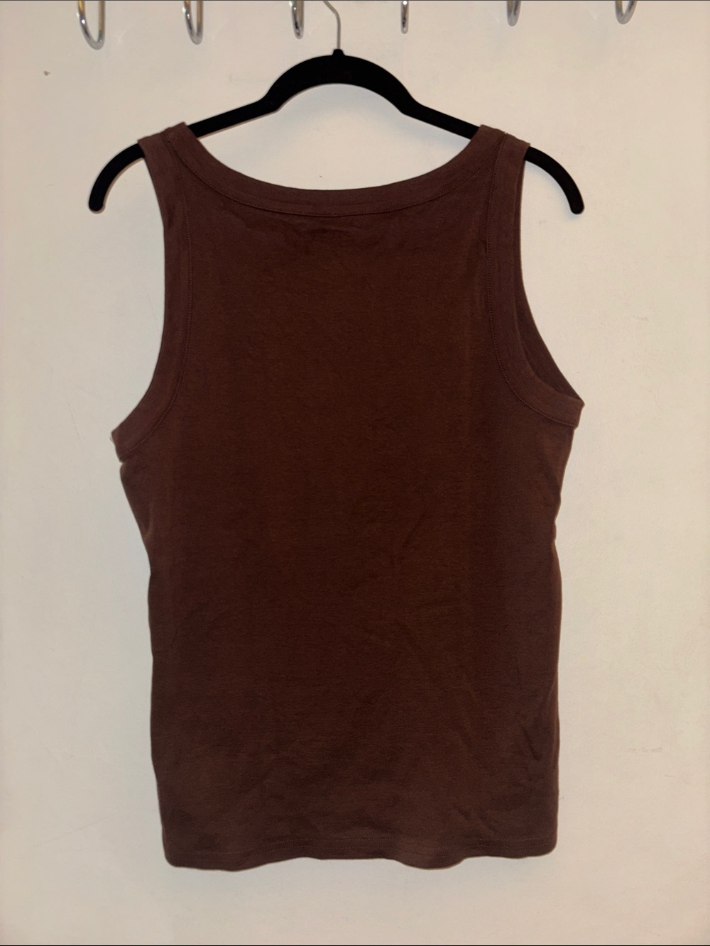 ☕️ J. Crew Perfect-fit High Neck Tank Top ~ Espresso - Picture 5 of 5